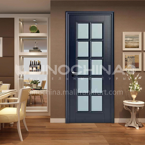 Simple design mute composite paint solid wood door room door 42